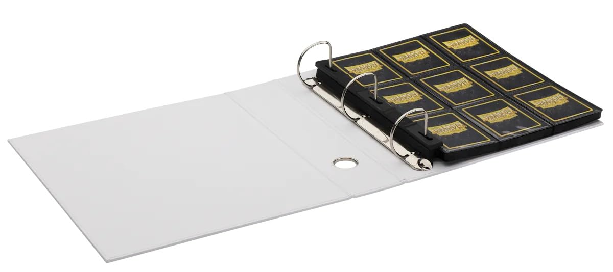 Arcane Tinmen - Dragon Shield Card Binder – Sanctuary Slipcase: White – Card Games - Compatible with Pokemon, Yugioh, Magic The Gathering, MTG TCG OCG & Hockey Cards - Image 3