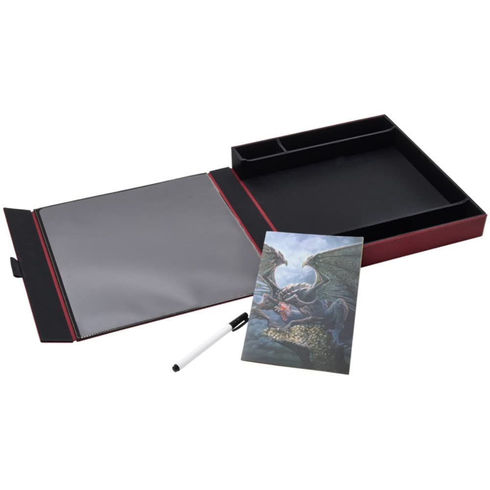 Arcane Tinmen Dragon Shield RPG – Player Companion: Blood Red - Durable and Sturdy – Dice Tray & Player Storage Box – Tabletop RPG TTRPG – Dungeons and Dragons DND D&D (AT-50014) - Image 4