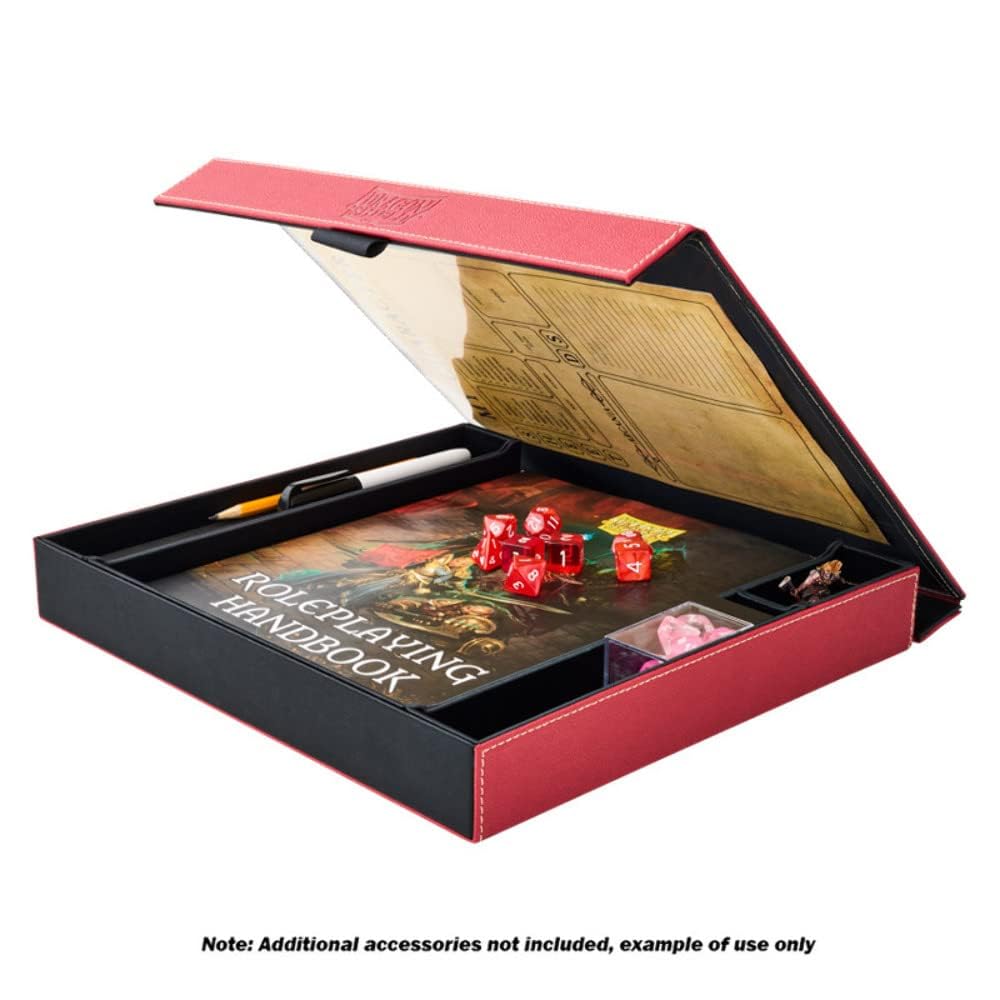 Arcane Tinmen Dragon Shield RPG – Player Companion: Blood Red - Durable and Sturdy – Dice Tray & Player Storage Box – Tabletop RPG TTRPG – Dungeons and Dragons DND D&D (AT-50014) - Image 5