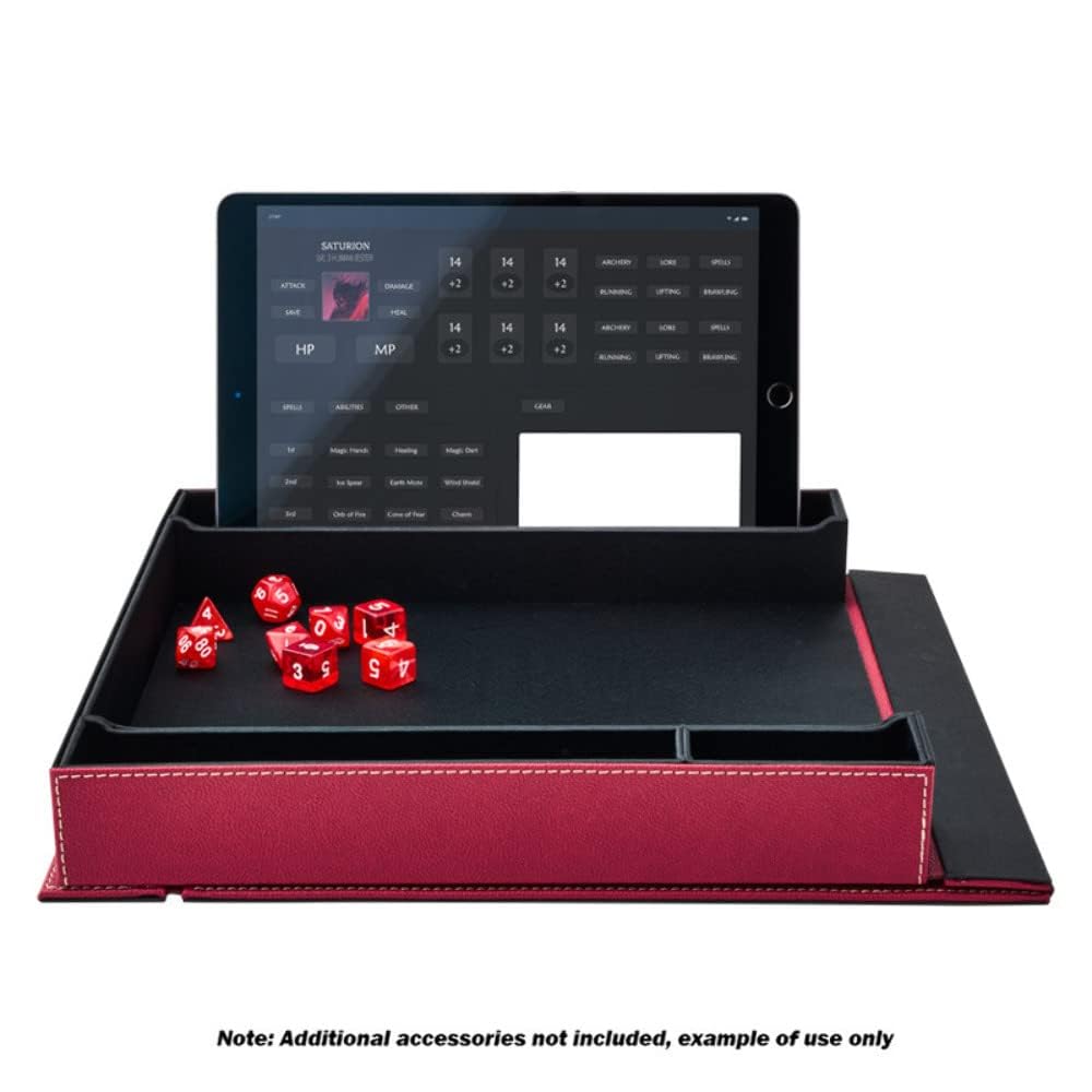 Arcane Tinmen Dragon Shield RPG – Player Companion: Blood Red - Durable and Sturdy – Dice Tray & Player Storage Box – Tabletop RPG TTRPG – Dungeons and Dragons DND D&D (AT-50014) - Image 6
