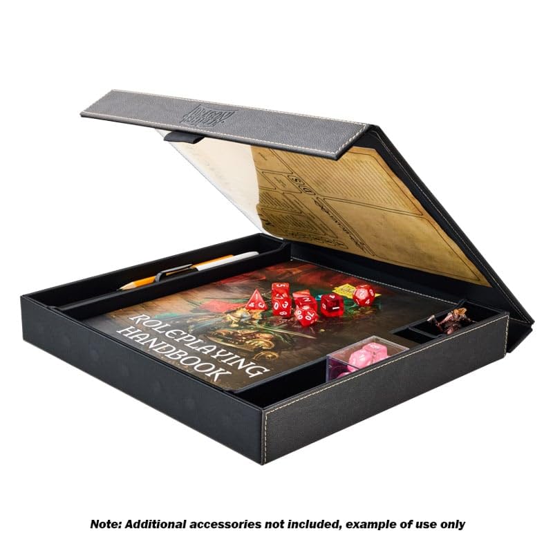 Arcane Tinmen Dragon Shield RPG – Player Companion: Iron Grey - Durable and Sturdy – Dice Tray & Player Storage Box – Tabletop RPG TTRPG – Dungeons and Dragons DND D&D (AT-50011) - Image 3