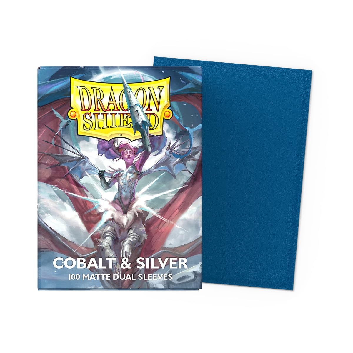 Dragon Shield | Perfect Fit & Blue/Silver Matte Dual Bundle | Double Sleeve Combo 2X 100 CT - Smooth & Tough Premium TCG Sleeves | Compatible with Pokemon, One Piece & Magic The Gathering - Image 4