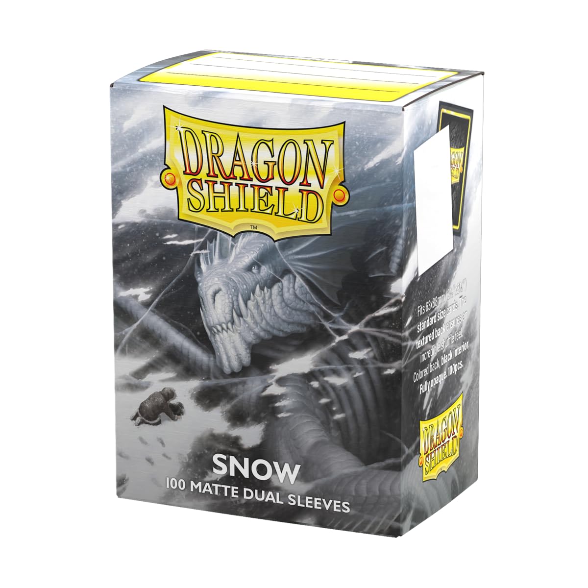 Dragon Shield | Perfect Fit & Snow Matte Dual Bundle | Double Sleeve Combo 2X 100 CT - Smooth & Tough Premium TCG Sleeves | Compatible with Pokemon, Flesh & Blood, One Piece & Magic The Gathering - Image 3