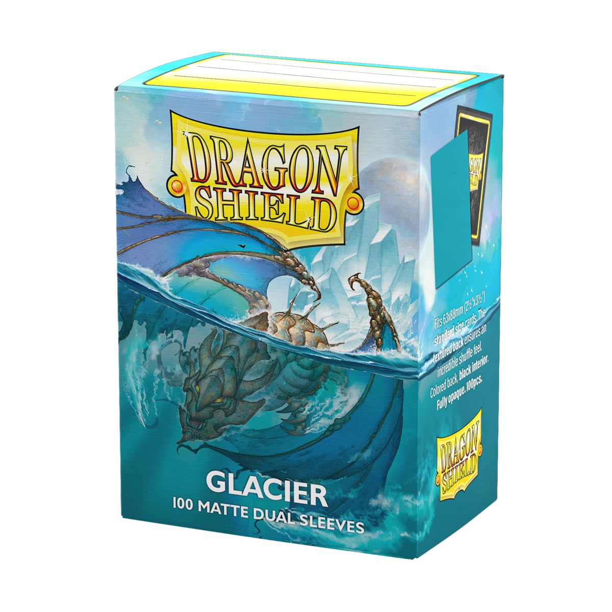 Dragon Shield | Perfect Fit & Glacier Matte Bundle | Double Sleeve Combo 2X 100 CT - Smooth & Tough Premium TCG Sleeves | Compatible with Pokemon, Flesh & Blood, One Piece & Magic The Gathering - Image 3