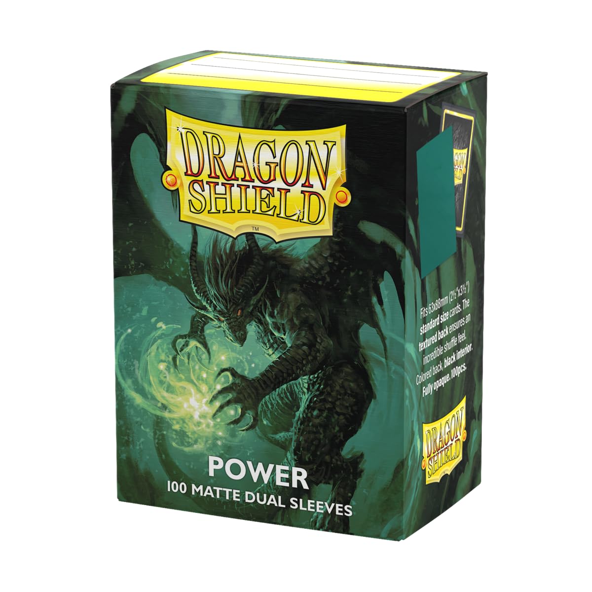 Dragon Shield | Perfect Fit & Power Matte Dual Bundle | Double Sleeve Combo 2X 100 CT - Smooth & Tough Premium TCG Sleeves | Compatible with Pokemon, One Piece & Magic The Gathering - Image 3