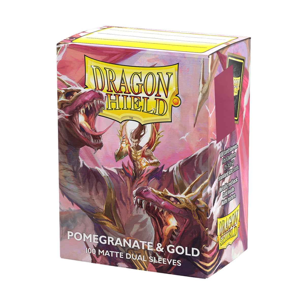 Dragon Shield | Perfect Fit & Red/Gold Bundle | Double Sleeve Combo 2X 100 CT - Smooth & Tough Premium TCG Sleeves | Compatible with Pokemon, One Piece & Magic The Gathering - Image 3