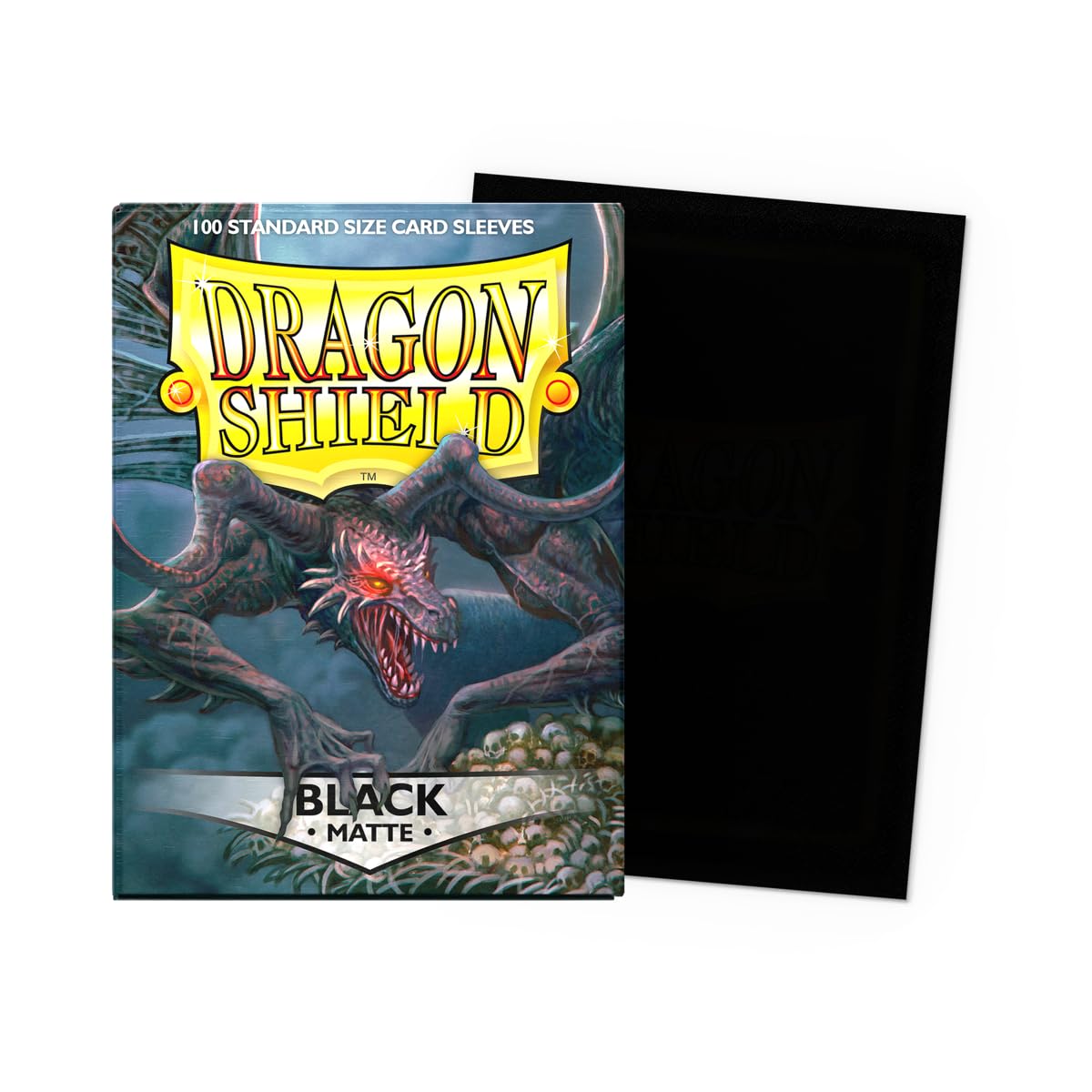 Dragon Shield | Perfect Fit & Black Matte Bundle | Double Sleeve Combo 2X 100 CT - Smooth & Tough Premium TCG Sleeves | Compatible with Pokemon, Flesh & Blood, One Piece & Magic The Gathering - Image 5
