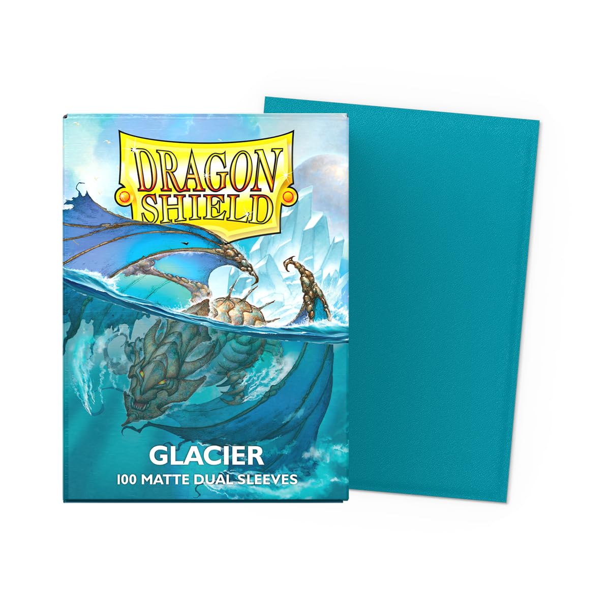 Dragon Shield | Perfect Fit & Glacier Matte Bundle | Double Sleeve Combo 2X 100 CT - Smooth & Tough Premium TCG Sleeves | Compatible with Pokemon, Flesh & Blood, One Piece & Magic The Gathering - Image 5