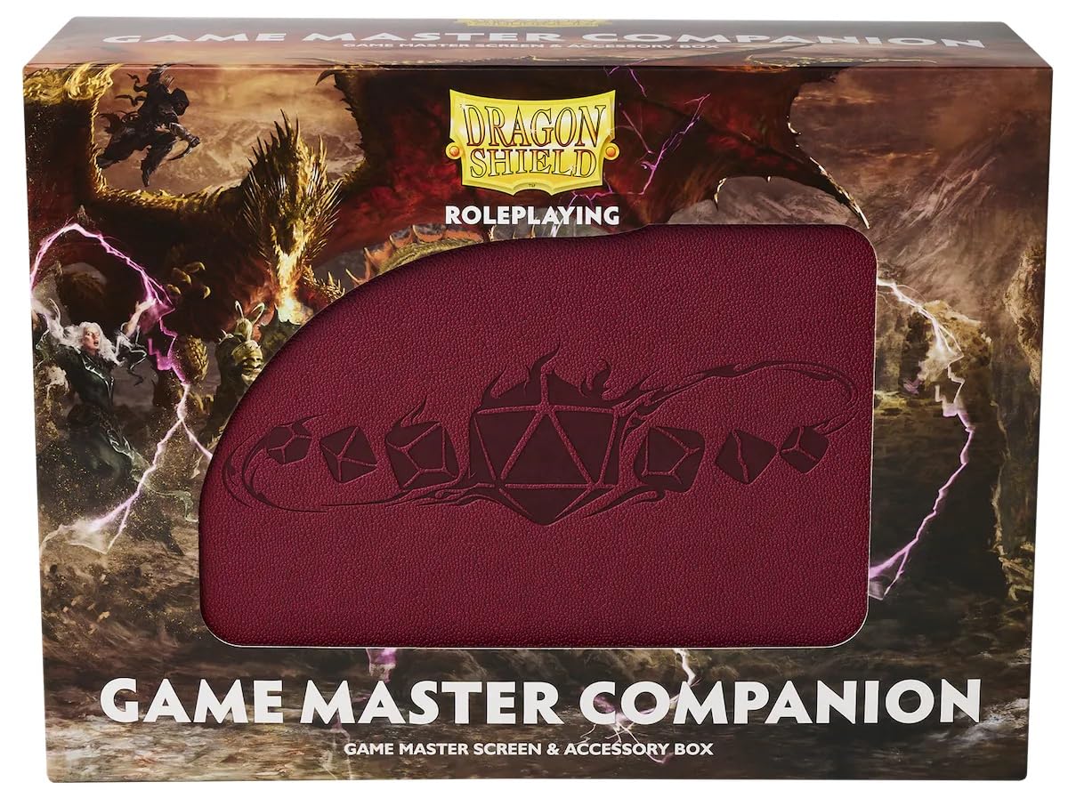 Dragon Shield RPG: Game Master Companion: Blood Red – Compatible with Official DND Spell Cards - 6 Foam Trays with Room for a Total of Over 40 Miniatures of Various Sizes - Image 6