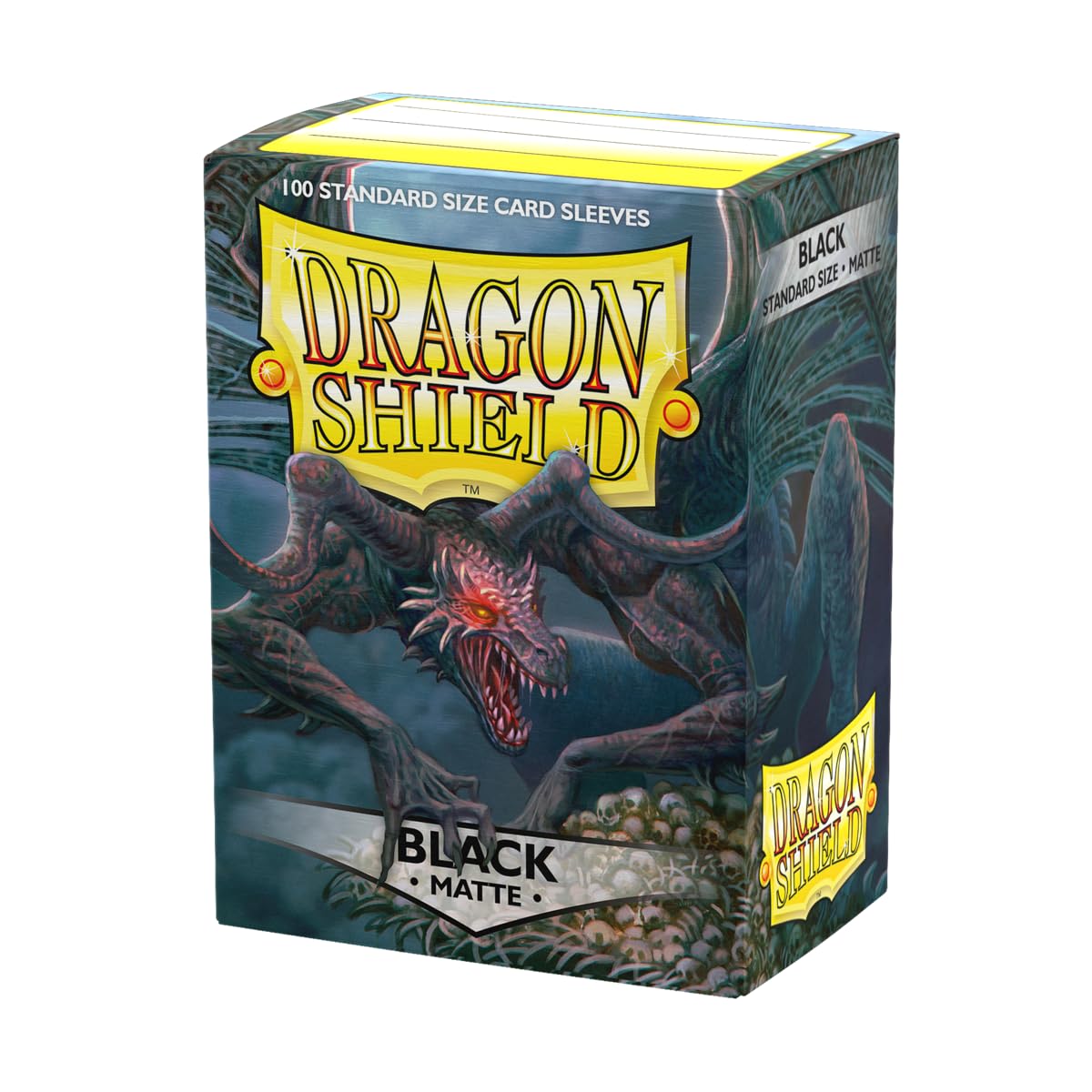 Dragon Shield | Perfect Fit & Black Matte Bundle | Double Sleeve Combo 2X 100 CT - Smooth & Tough Premium TCG Sleeves | Compatible with Pokemon, Flesh & Blood, One Piece & Magic The Gathering - Image 3